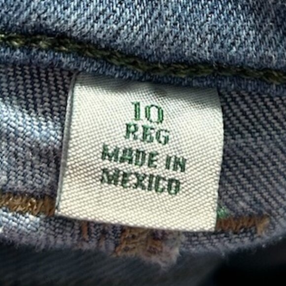 L.L. Bean Pull-on Bean Flex Skinny Leg Favorite Fit Jeans Women's Size 10 - Picture 7 of 8